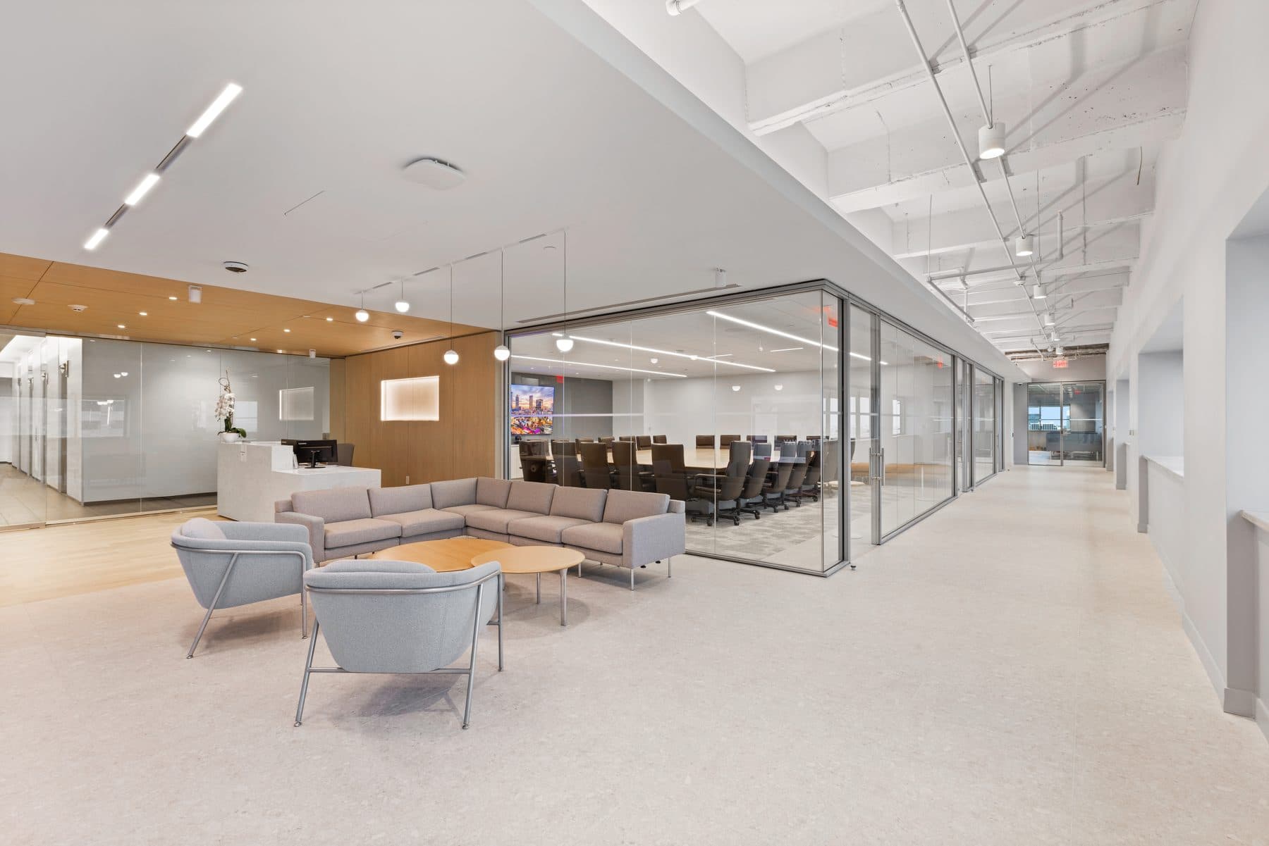 Confidential corporate headquarters interior, photograph 11