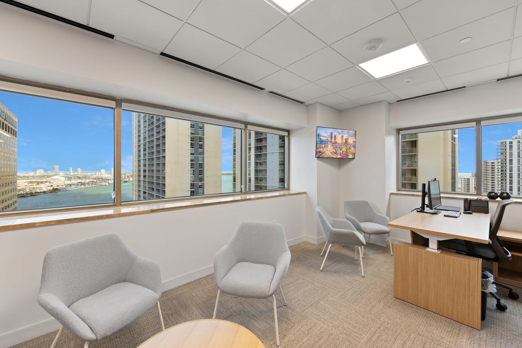 Confidential corporate headquarters interior, photograph 5
