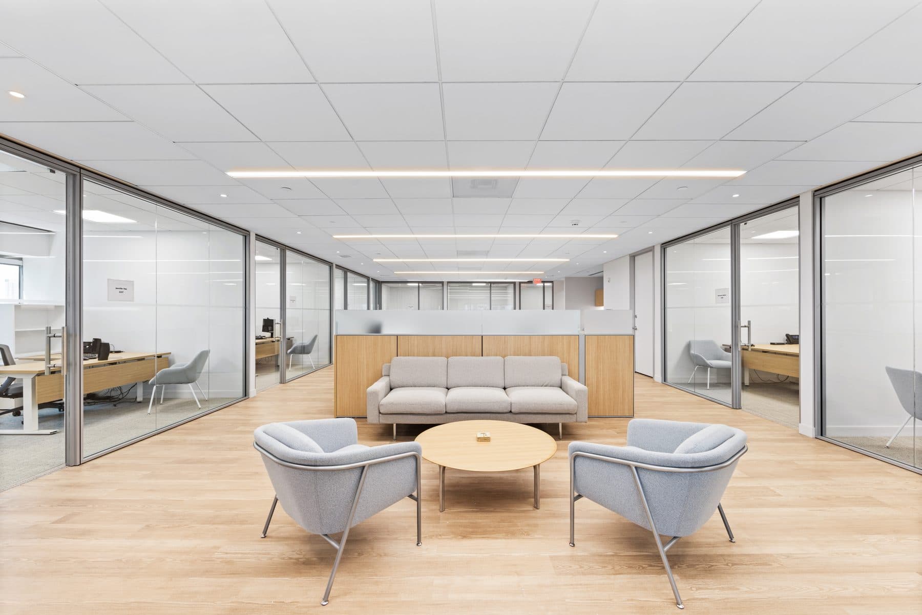Confidential corporate headquarters interior, photograph 13