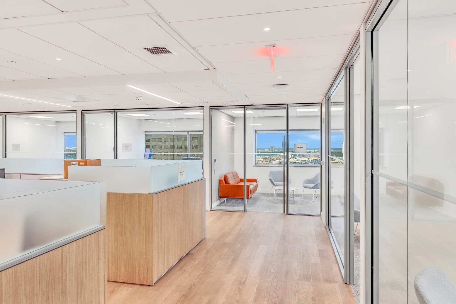 Confidential corporate headquarters interior, photograph 8