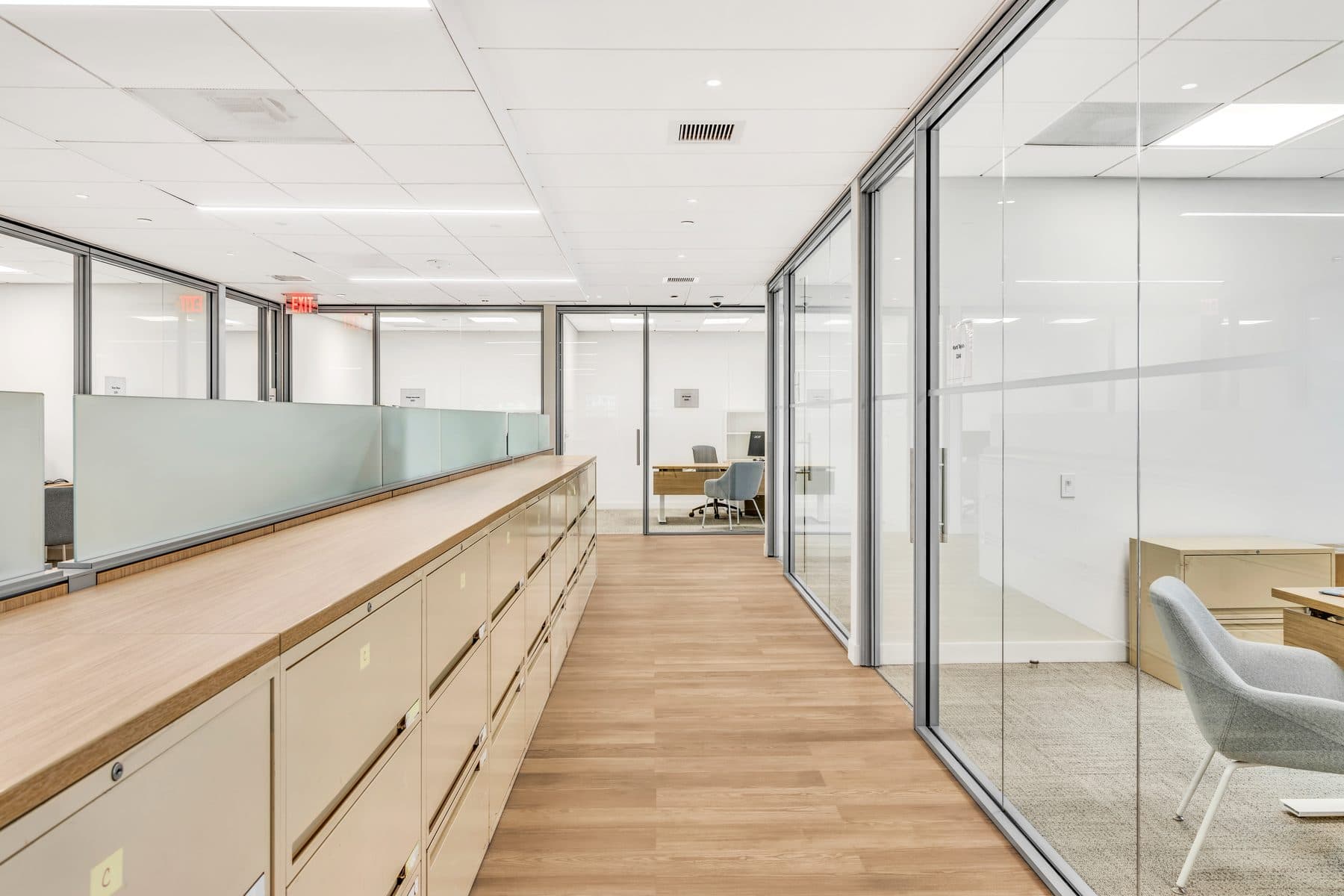 Confidential corporate headquarters interior, photograph 9