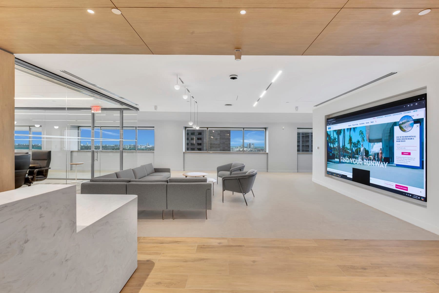 Confidential corporate headquarters interior, photograph 3