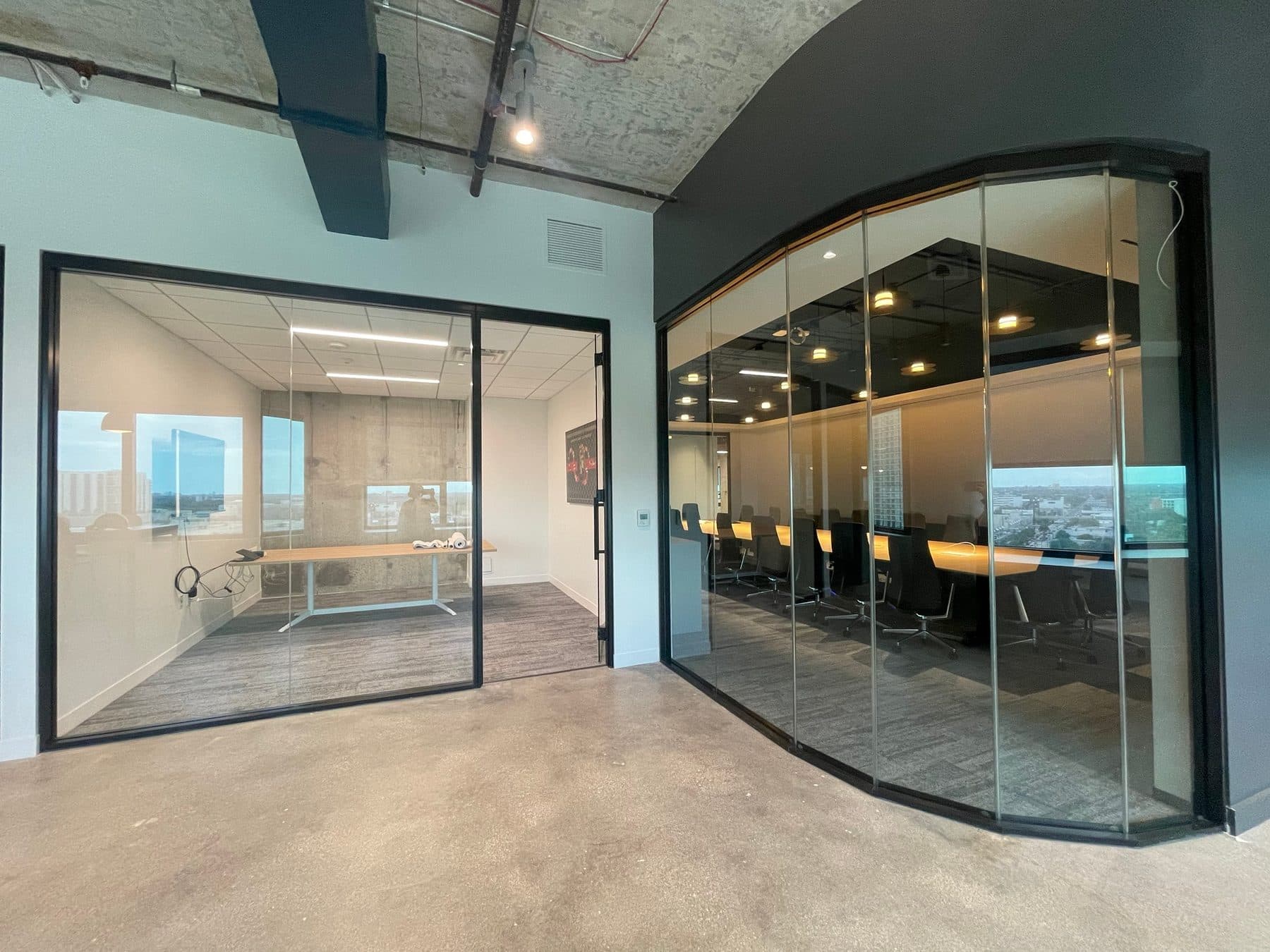 Confidential corporate headquarters interior, photograph 12
