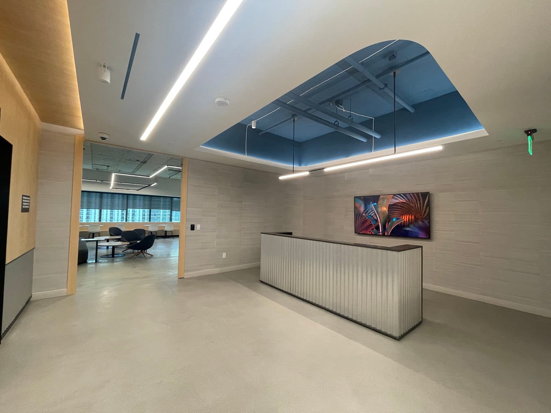 Confidential corporate headquarters interior, photograph 2