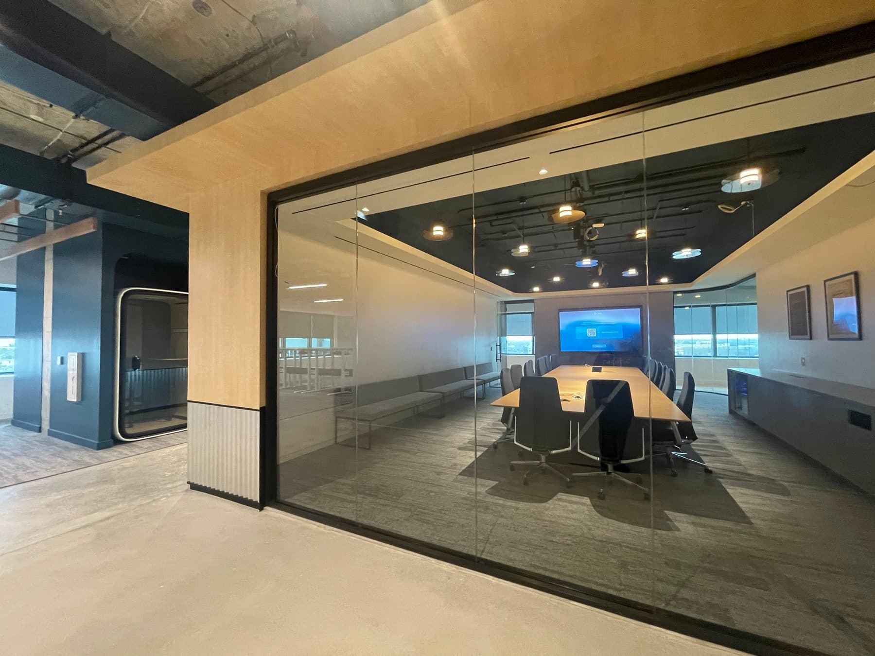Confidential corporate headquarters interior, photograph 5