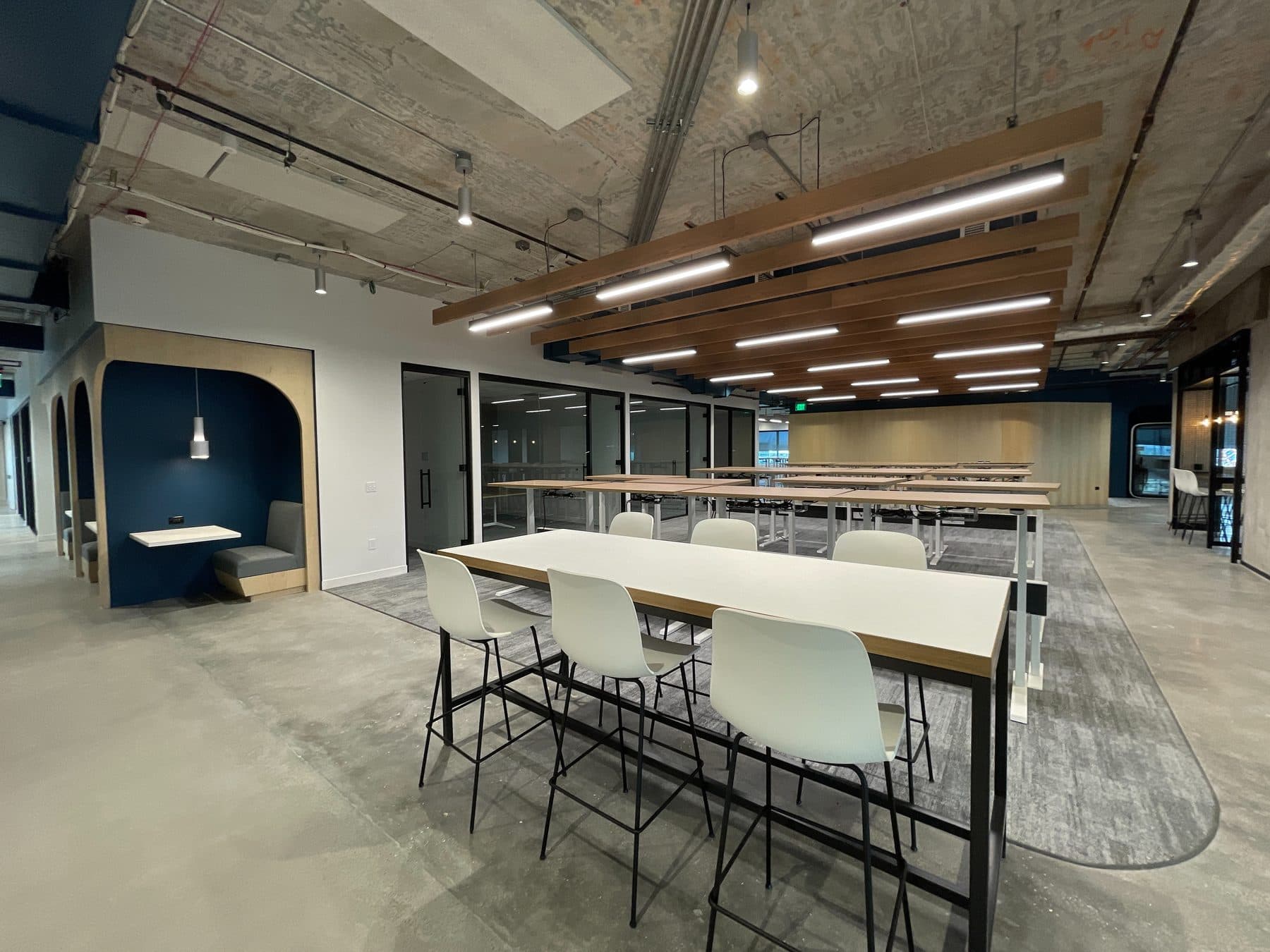 Confidential corporate headquarters interior, photograph 6
