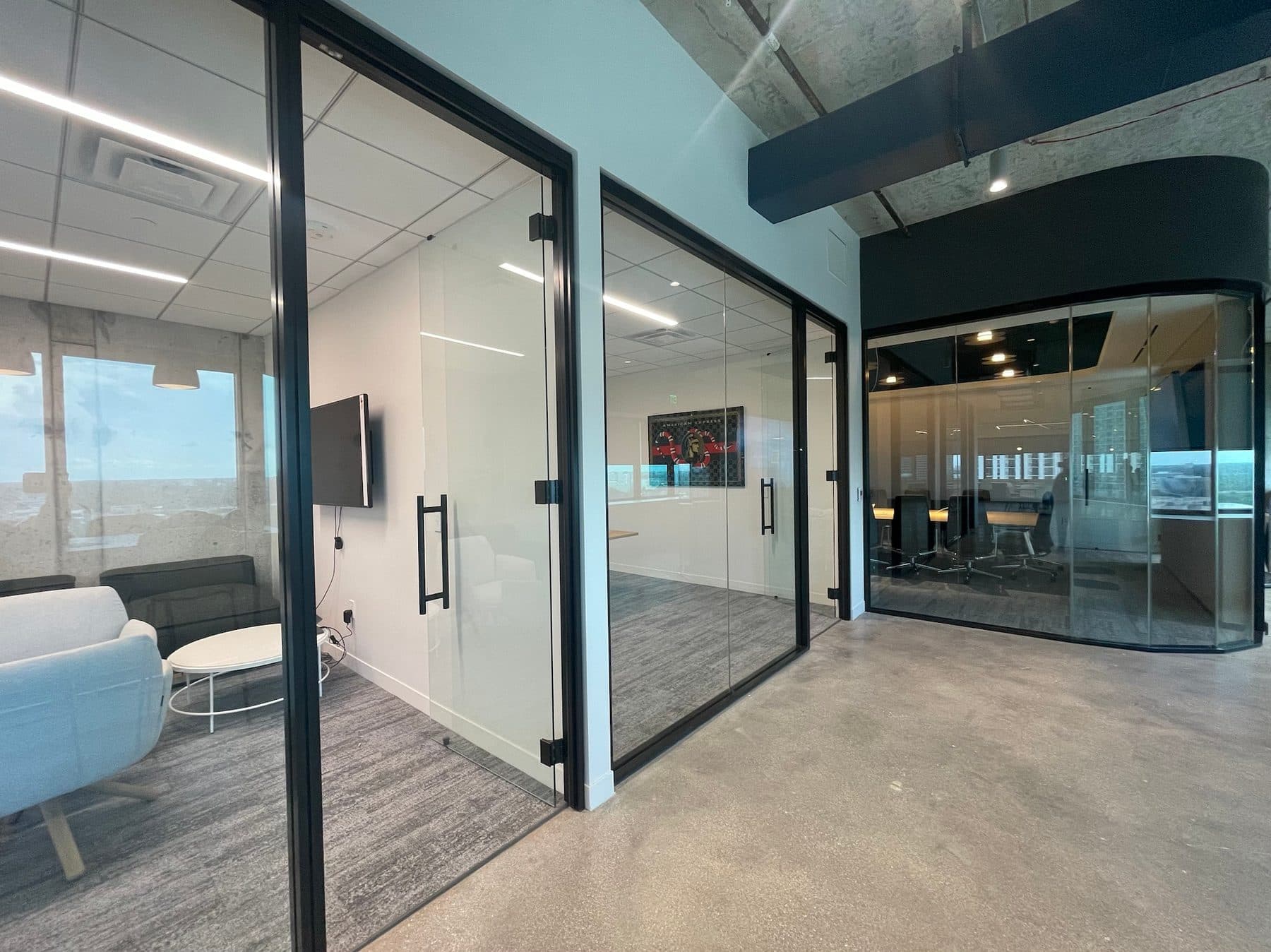 Confidential corporate headquarters interior, photograph 15