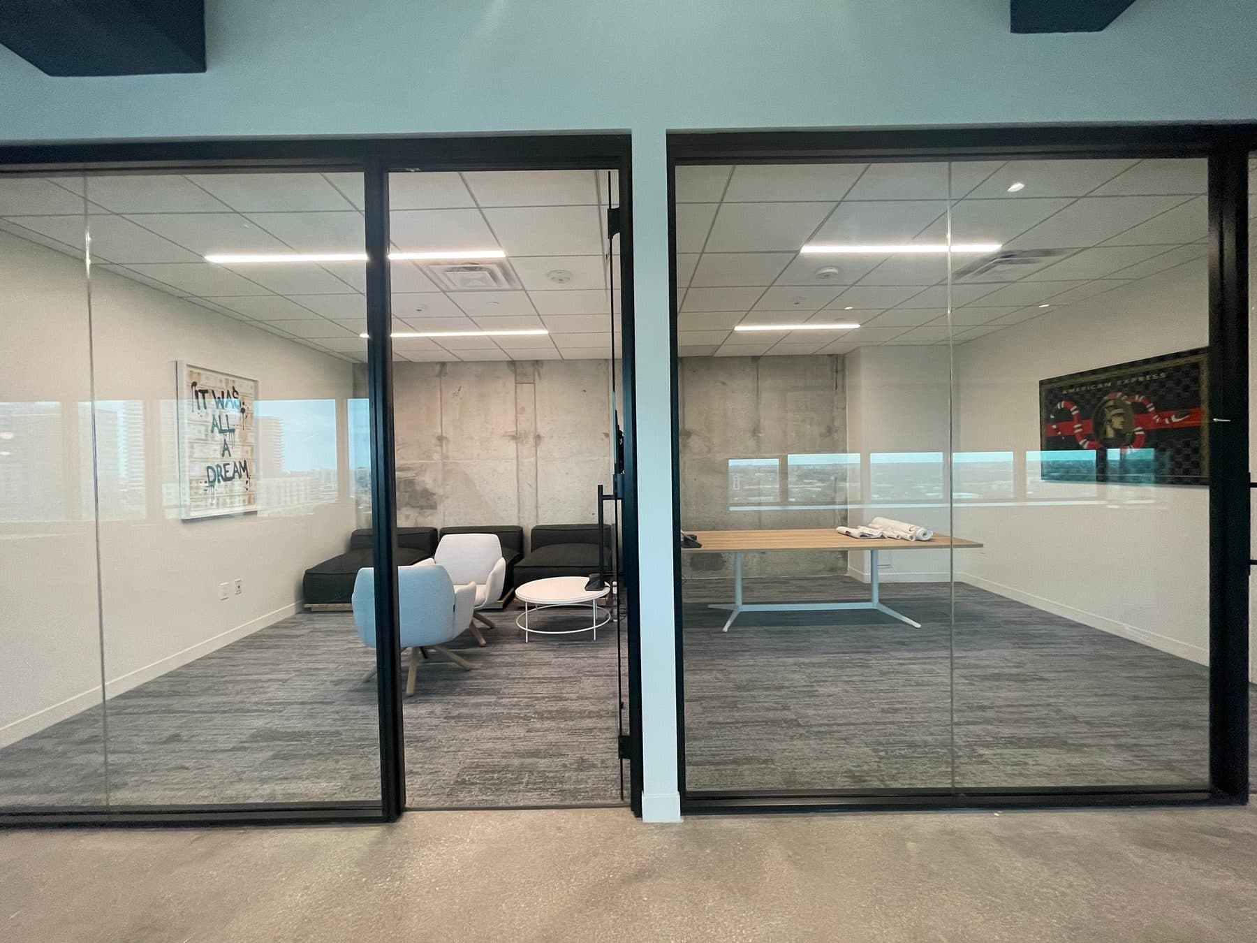 Confidential corporate headquarters interior, photograph 13