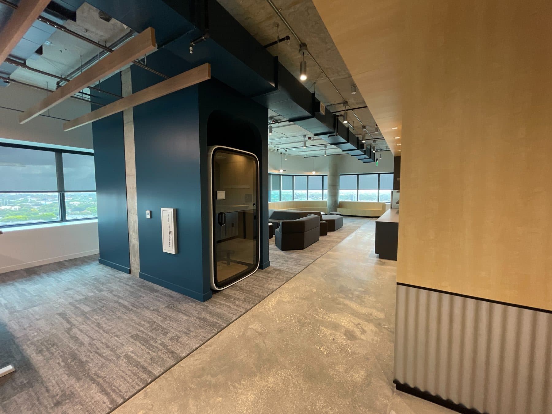 Confidential corporate headquarters interior, photograph 4