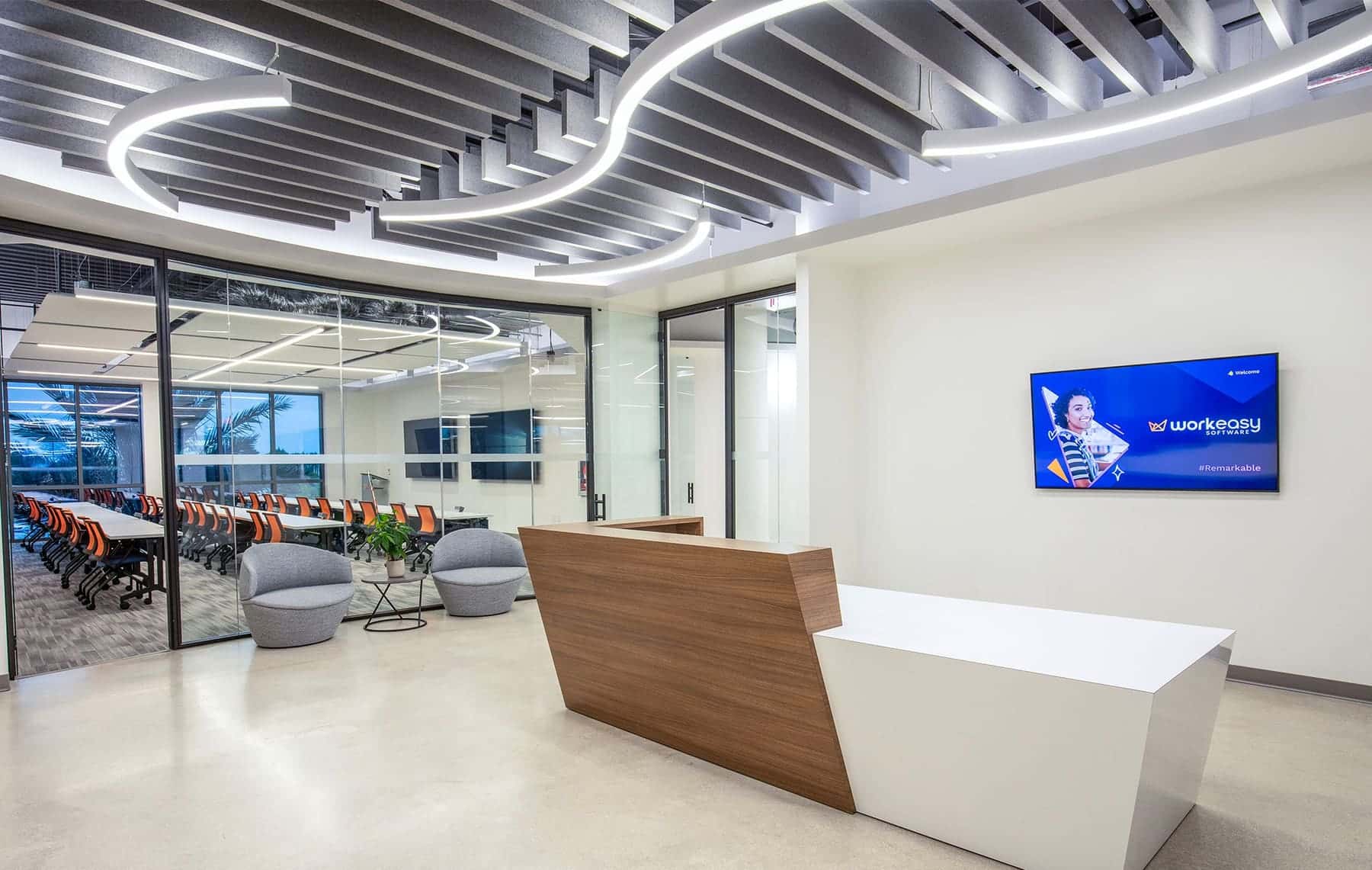WorkEasy Software headquarters workplace interior